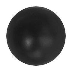 Накладка на слив для раковины ABBER AC0014MB черная матовая, керамика